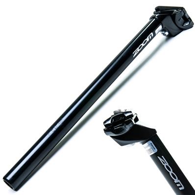 CANOTE DE SELIM 22,2X350 ALUMÍNIO PRETO COM CARRINHO