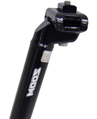 CANOTE DE SELIM 25,4X350 ALUMÍNIO PRETO COM CARRINHO