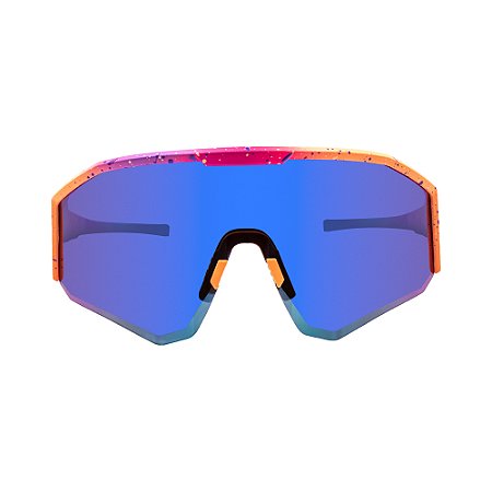 OCULOS CICLISMO POLARIZADO GTA LUNA LENTE AZUL ESPELHADA