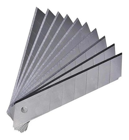 LAMINA PARAESTILETE 18MM COM 10 PEÇAS