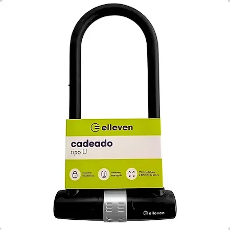 CADEADO U CHAVES 17 X 32CM PRETO