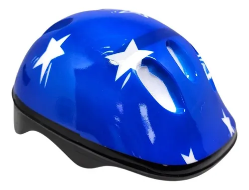 CAPACETE INFANTIL AZUL ELLEVEN KIDS TAMANHO M (50-58)