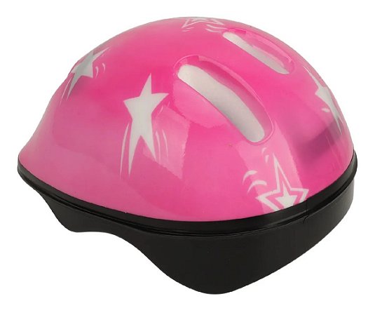 CAPACETE INFANTIL ROSA ELLEVEN KIDS TAMANHO M (50-58)