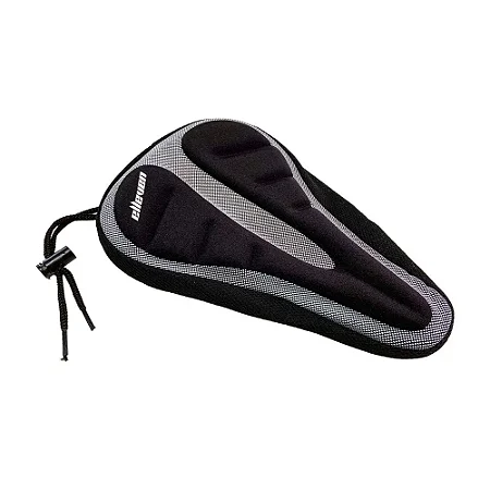CAPA SELIM MTB ELLEVEN COM GEL PRETO/CINZA 265X175MM