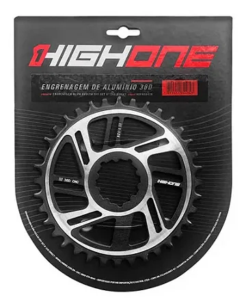 ENGRENAGEM DE ALUMÍNIO OFF SET 0 BCD 104 34DENTES HIGHONE (12V) (LV)