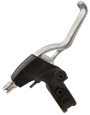 PAR MANETES/MAÇANETAS MTB LOGAN ALUMINO/NYLON PRETO