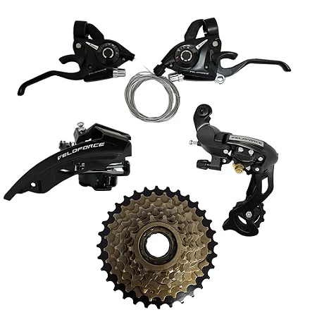 KIT TRANSMISSÃO 5 PEÇAS 24 VELOCIDADES (3X8)
