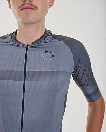 CAMISA CICLIMO MASCULINA MARCIO MAY NEW SPORT CINZA TAMANHO G