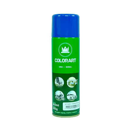TINTA SPRAY COLORART PARA QUADRO BICICLETA COR AZUL ROYAL