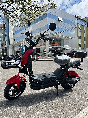 SCOOTER ELÉTRICA AUTOPROPELIDO BIKE REBEL 1.000W VERMELHO