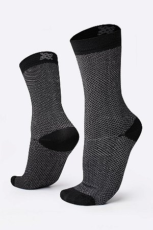 MEIA CICLISMO HUPI CARBONO COR PRETO TAMANHO UNICO