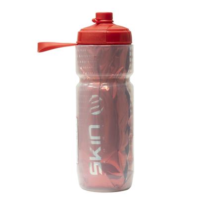 GARRAFA SQUEEZE CARAMANHOLA TERMICA SKIN 590ML VERMELHA