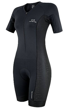 MACAQUINHO CICLISMO FEMININO RACE CARBON MARCIO MAY TAMANHO GG