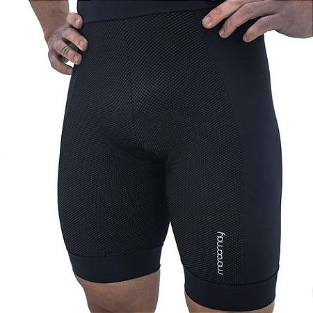 BERMUDA CICLISMO MASCULINA RACE CARBON BAG MARCIO MAY TAMANHO M