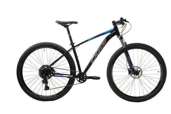 BICICLETA MTB ARO (29) OGGI BW 7.0 SHIMANO CUES 9 VELOCIDADES FREIO DISC HIDRÁULICO TAMANHO 17 (M) PRETO/AZUL