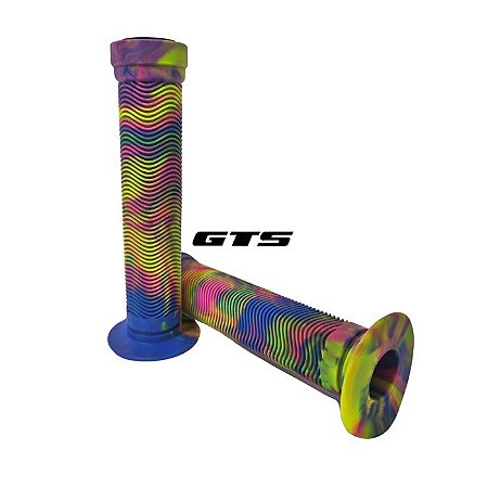 PAR DE MANOPLA PUNHO BIKE BMX FURTACOR AMARELO (15CM)