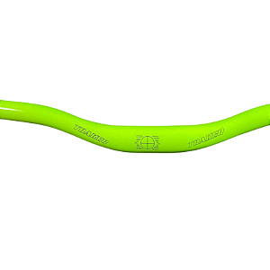 GUIDAO MTB VELOOH 31,8X720MM ALUMINIO CURVO AMARELO NEON