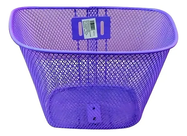 CESTA ARAME PARA ARO 20 AÇO ROXO COM SUPORTE E COM HASTE
