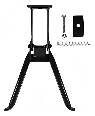 DESCANSO CENTRAL FERRO CAVALETE PRETO VELOOH BIKE 26 E 29