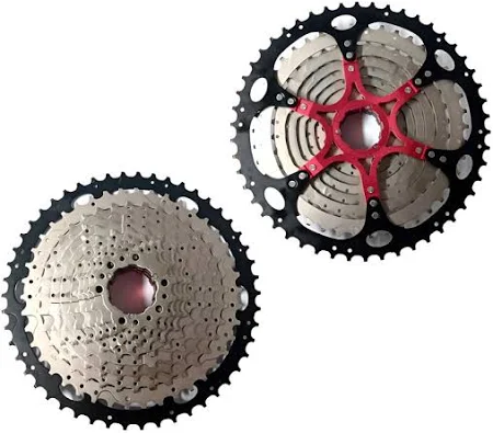 CASSETE 12 VELOCIDADES ABSOLUTE 11/50 DENTES INDEX PRETO/CROMADO NIQUELADO