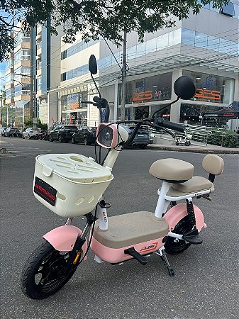 SCOOTER ELÉTRICA AUTOPROPELIDO DUOS BEE 500W 48V COR BEGE/ROSA