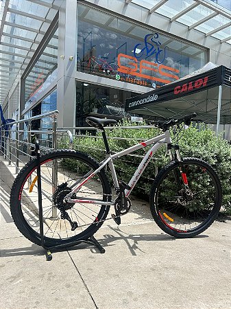 BICICLETA MTB ARO (29) CALOI ALUMINUM PRO10 VELOCIDADES (2X10) FREIO DISC HIDRAULICO TAMANHO 17 (M) COR CINZA