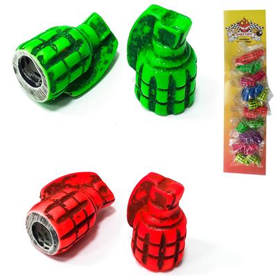 TAMPA VALVULA DE PISTO PLASTICA GRANADA NEON (O PAR)