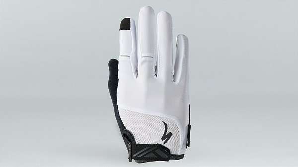 PAR DE LUVAS SPECIALIZED GLOVE DUAL GEL DEDO LONGO BRANCA TAMANHO GG