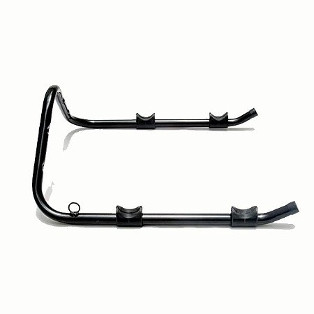 SUPORTE DE PAREDE HORIZONTAL EM AÇO APOIO 2 BICICLETAS