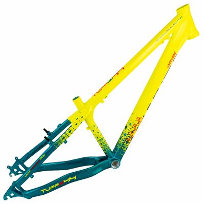 QUADRO ARO (26) VIKINGX TUFF X-44 VERDE COR AMARELO/VERDE AQUA