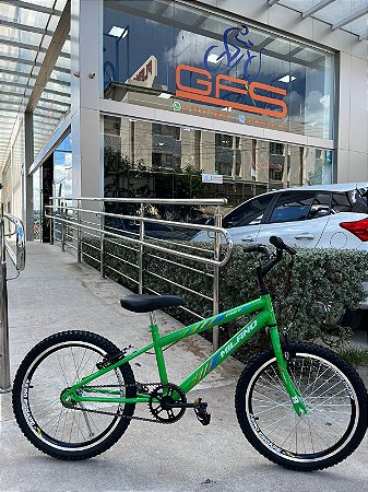 BICICLETA ARO (20) MASCULINA COR VERDE KAW S/MARCHA MILANO FAST