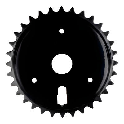COROA RODA DENTADA/ENGRENAGEM 40 DENTES PRETA MACIÇA PACO