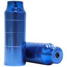 APOIO PEDALEIRA BIKE TROLHÃO DE AÇO AZUL (PÉZINHO)