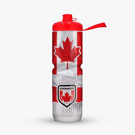 GARRAFA CARAMANHOLA SQUEEZE TERMICA 710ML AUTOMATICA CANADÁ