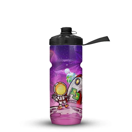 GARRAFA CARAMANHOLA SQUEEZE 590ML AUTOMATICA KIDS ESPAÇO