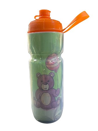 GARRAFA CARAMANHOLA SQUEEZE 590ML AUTOMATICA KIDS URSO