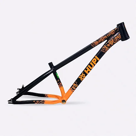 QUADRO ARO (26) HUPI STRIP GANCHEIRA HORIZONTAL COR PRETO/LARANJA