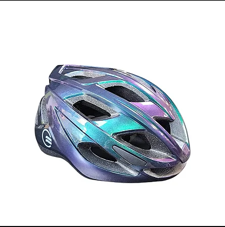 CAPACETE CICLISMO ADULTO ELLEVEN MTB INMOLD RACE CAMALEÃO TAMANHO G (57-62)
