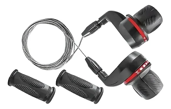 ALAVANCA GRIP-SHIFT 18 VELOCIDADES (3X6) COM CABO