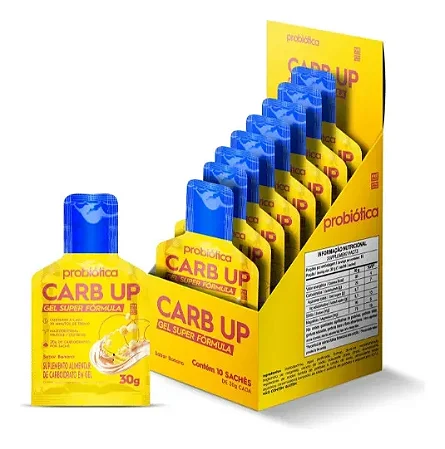 CARB-UP PROBIÓTICA GEL SUPER FORMULA SABOR BANANA ( VENDA UNIDADE)