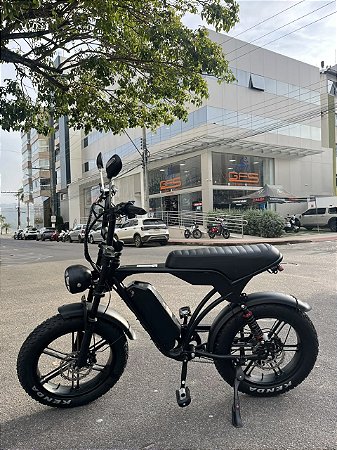 BICICLETA ELÉTRICA AUTOPROPILIDO INOW MODELO V20 750W AUTONOMIA 60KM PRETA