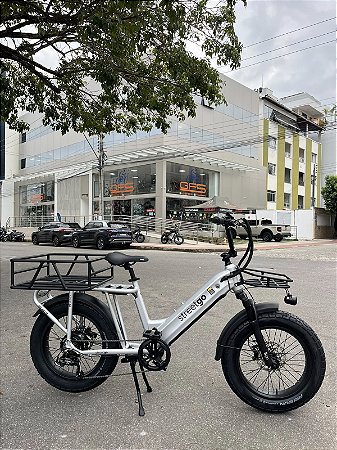 BICICLETA AUTOPROPELIDO STREETGO S40 ARO (20) 750WH TOURNEY 7V COR PRATA/PRETO DCRE 2026/03288-7