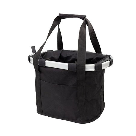 CESTA BOLSA 26/29 PACO GRANDE [35X26X25CM] PRETO EM TECIDO POLIESTER