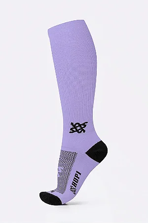 MEIA CICLISMO CANO LONGO HUPI LONGA ROXO LISO TAMANHO (ÚNICO)