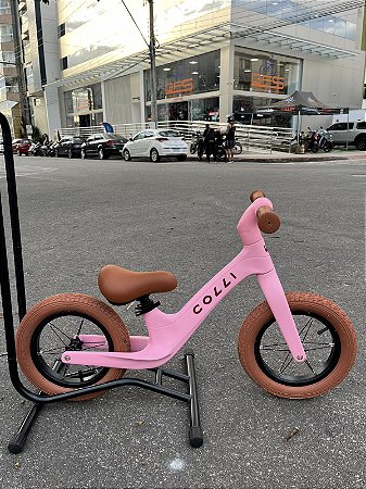 BICICLETA ARO (12) MASCULINA BALANCE (EQUILIBRIO) BIKE COLLI PITUKINHA ROSA