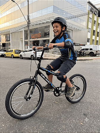 BICICLETA ARO (20) MASCULINA COR PRETO S/ MARCHA MARCA MILANO FAST