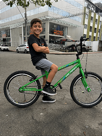 BICICLETA ARO (20) MASCULINA COR VERDE KAW S/MARCHA MILANO FAST