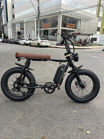 BICICLETA AUTOPROPELIDO STREETGO S12 ARO (20) NOVA 2026 750WH TOURNEY 7V COR PRETO/MARRON