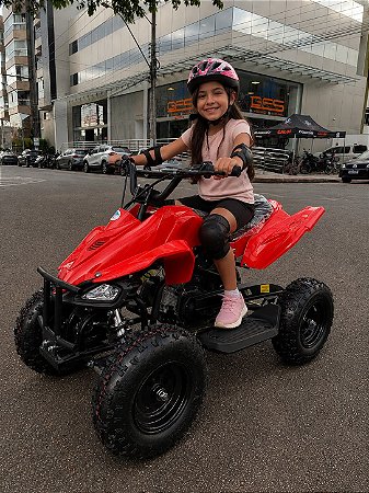 QUADRICICLO INFANTIL A COMBUSTAO 49CC VERMELHO UNITOYS