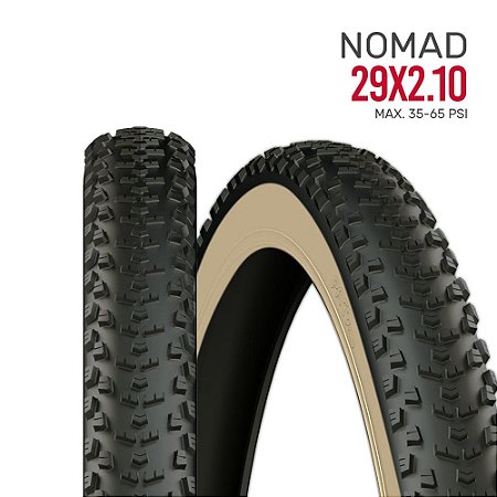 PNEU 29 X2.10 NOMAD PRETO E BEGE SRI-143